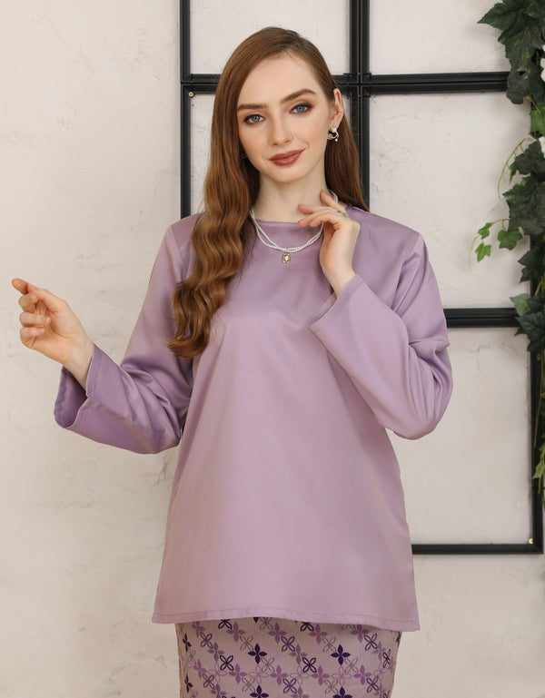 BAJU KURUNG KEDAH KRISLYN (LILAC)